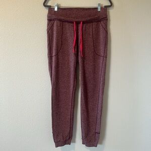 Lululemon Base Runner Pant III Heathered Bordeaux Drama / Bon Bon jogger